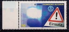 Germania 2000 Disastro Soccorso Emergenza Segnaletica Stradale Luci Emblema Medico 1v MNH