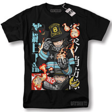 Maglietta Fire Force Shinra