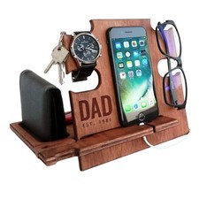 Svuotatasche in legno personalizzabile ad incisione con dedica o nome