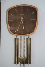 OROLOGIO MECCANICO A PARETE LUCIDO JUNGHANS A PESI CON GARANZIA!