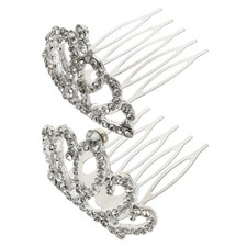  2 pezzi pettine per diadema