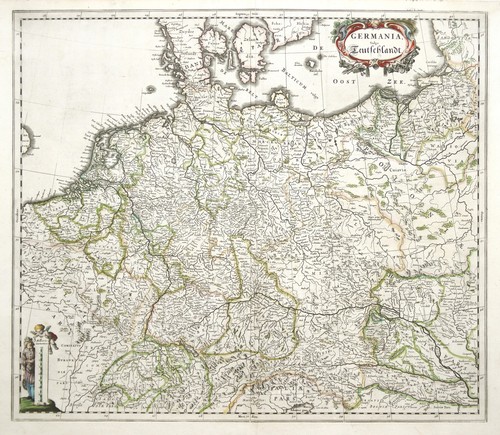 Germania originale incisione - originale,