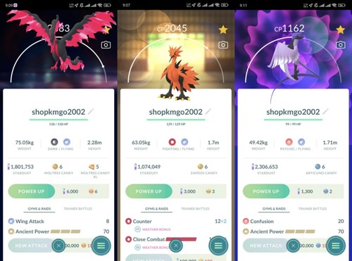 Combo non shiny galarlan - combo,