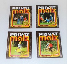 4 Etichette Birra PRIVAT MALZ