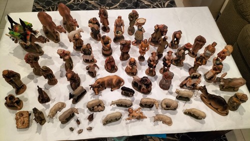 Collezione figurine legno - figurine,