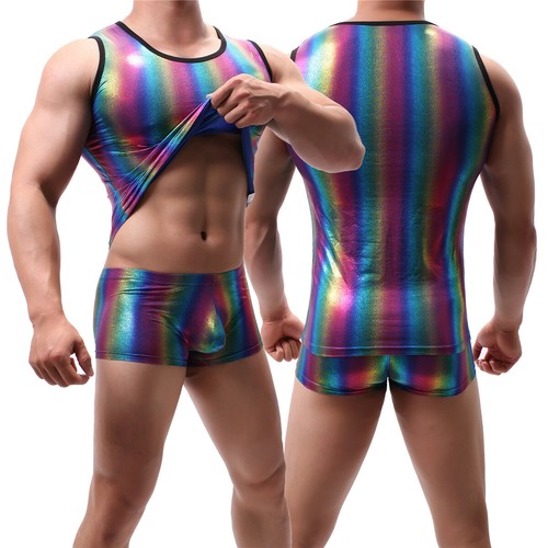 Rainbow lucido uomo biancheria - rainbow,