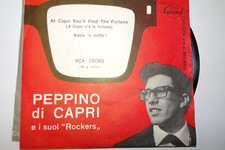 1959 DISCO 45 GIRI DI PEPPINO DI CAPRI 'VOCE 'E NOTTE!' 'A CAPRI C'E' LA FORTUNA