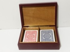 COFANETTO DI LEGNO E PELLE CON