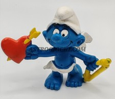 SMURF PUFFO 20128 LOVE CUPIDO SCHLEICH PEYO VINTAGE 1981 PUFFI