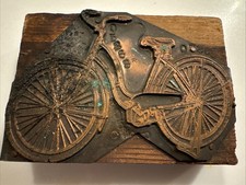 Antica piastra rame su legno