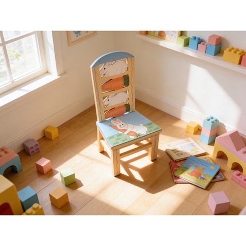 Sedia bambola vintage legno - sedia,