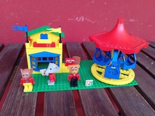 Lego Fabuland 3668 Merry Go Round [giostra] & ticket booth [biglietteria] 1986