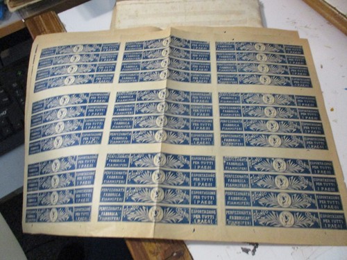 Foglio etichette fabbrica - foglio,