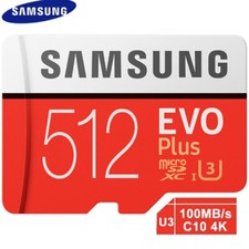 Samsung Evo Plus 512 GB microSD SDXC classe 10 scheda di memoria 100MB/S
