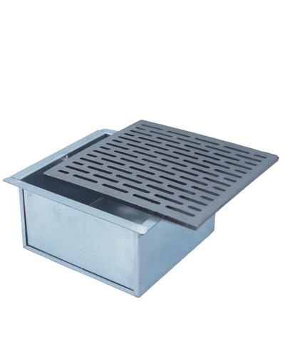 Griglia ghisa 30x30x1 cm - ghisa,