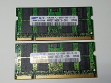 2X MEMORIE PC RAM DDR2 SAMSUNG