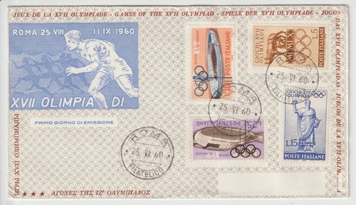 Fdc 1960 olimpiadi roma - olimpiadi, di