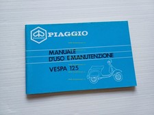 Piaggio Vespa PK 125 FL VMX7T 1990 manuale uso libretto istruzioni originale