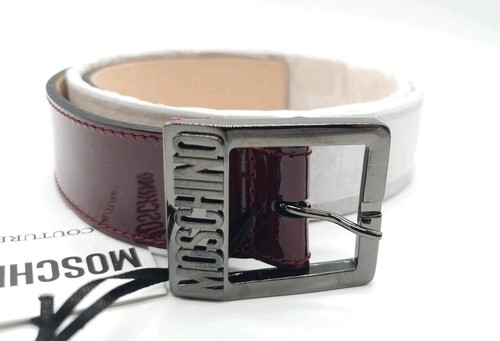 Moschino couture logo burgundy - couture,