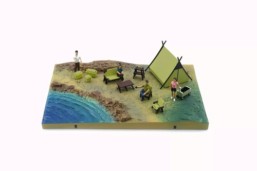 Diorama camp site personaggi - site,