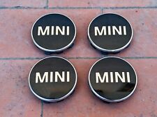 4 tappi coprimozzo cerchi lega borchiette Mini One Cooper S JCW ORIGINALI F56