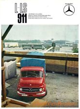 Brochure Depliant Autocarro Mercedes L-LS 911 4x2 4x4 1967 Francese 24 pagine