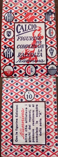 Bustina figurine calciatori - bustina,