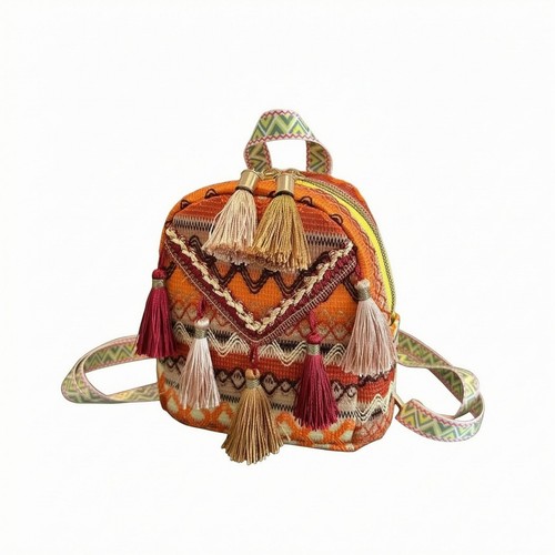 Mini zaino etnico - chiusura, a