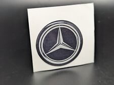 MERCEDES Ø 40MM LOGO ADESIVO 3D SIGLA EMBLEMA FREGIO STEMMA SCRITTA BADGE TARGA