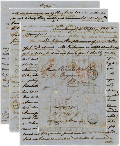 1850 letter renault co - letter, to