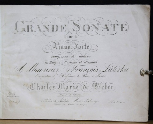 Weber grande sonata - weber,, per