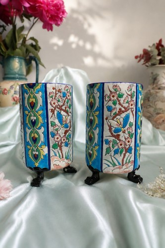 Vase longwy style - vase,