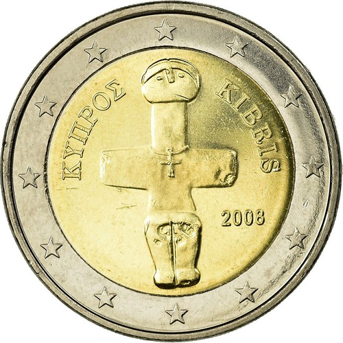 724265 cipro 2 euro 2008 - 2, euro,