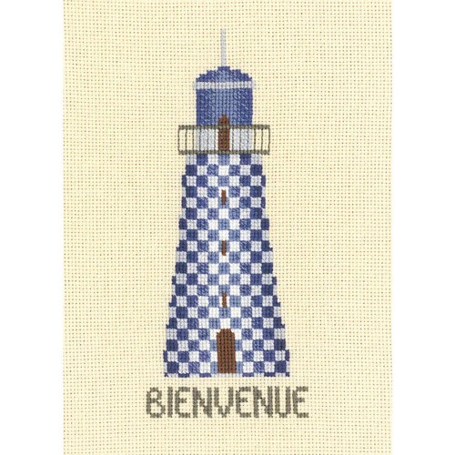 Kit punto croce bonheur des - croce,