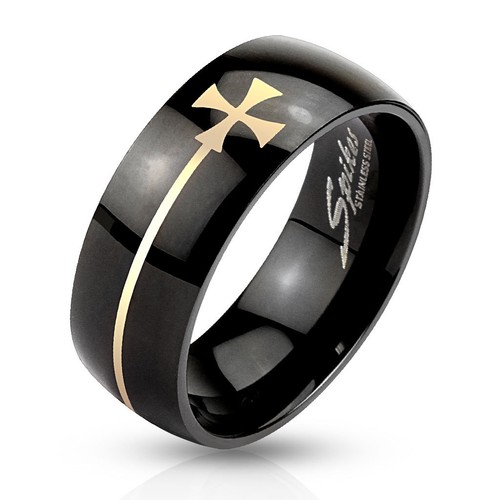 Anello per uomo acciaio - uomo,