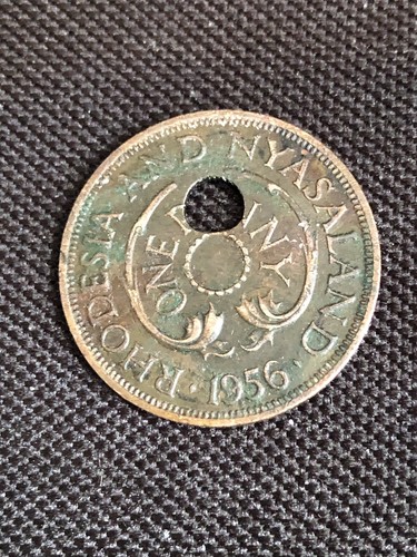 Raro penny errore rhodesia - penny,