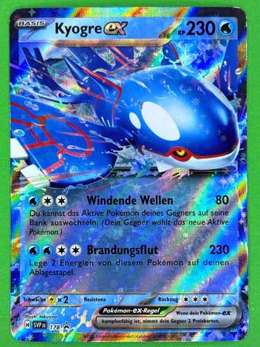 Kyogre 178 215 holofoil - ex,
