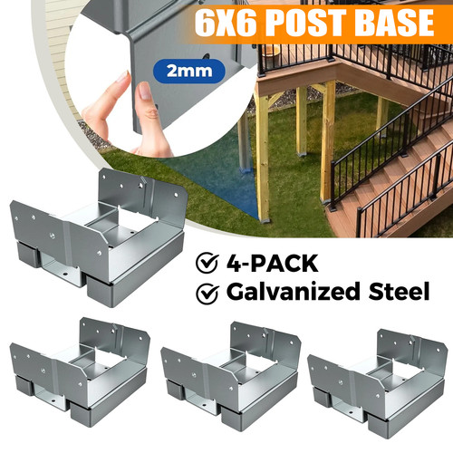 4pz 6x6 base ancoraggio per - 4pz,