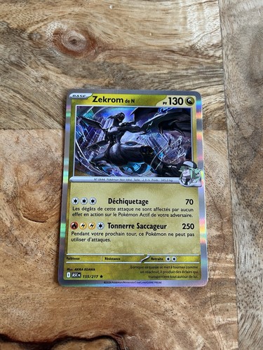 Carte pokemon zekrom holo - carte, n