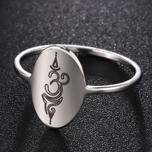 Anello amuleto simbolo - simbolo, om