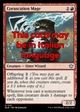 MTG CORUSCATION MAGE EXC - MAGA DELLO SFAVILLIO 131 - BLB - MAGIC