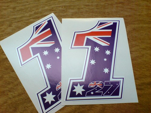 Casey stoner 1 adesivo - 27, n.