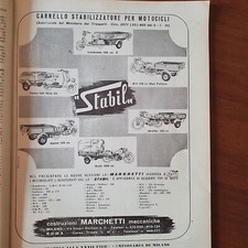 STABIL CARRELLO PER MOTO MOTOCICLI -ADVERT PUBBLICITA' D'EPOCA ADVERTIS ADV-ML
