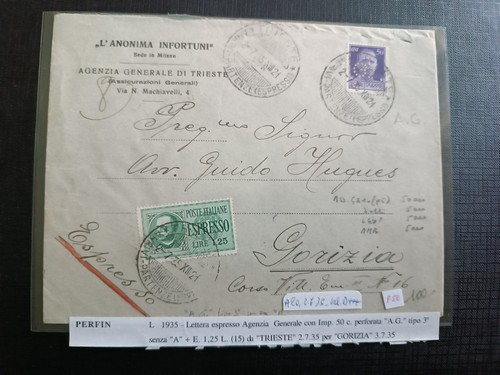 Regno perfin 1935 agenzia - regno,