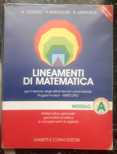 Lineamenti matematica - lineamenti,