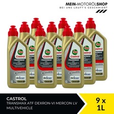 Castrol Transmax ATF Dexron-VI Mercon LV Multivehicle 9x1 litri = 9 litri
