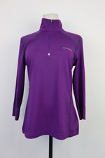 COLUMBIA FELPA DONNA TG M WOMAN CASUAL VINTAGE SPORT SWEATSHIRT CERNIERA