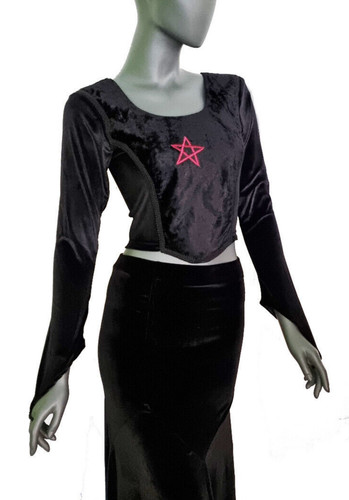 Top corsetto pentagramma - top,