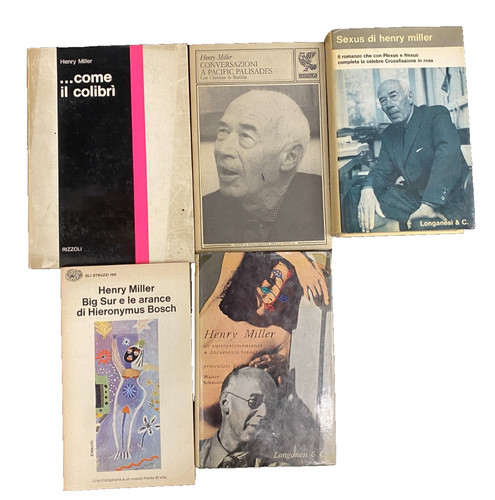 Lotto libri henry miller - libri,