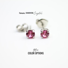 Orecchini Swarovski 4 mm, 70